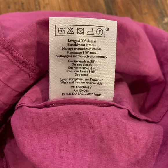 Sezane Lexy Blouse, Sz 36 FR, 4 US - Picture 9 of 9